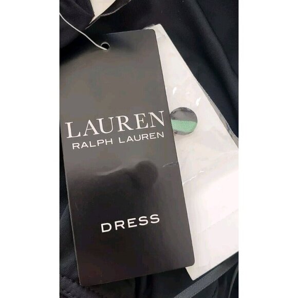 NWT$ 165 LAUREN RALPH LAUREN FLORAL HALTER COCKTAIL AND PARTY DRESS SZ 16 - Picture 7 of 8